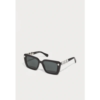 Image of Swarovski Sunglasses, Women&#039;s, Size: 55, Black