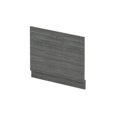 Image of 750mm Bath MFC End Panel &amp; Plinth Woodgrain Anthracite