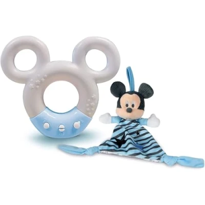 Image of Clementoni Disney Baby Mickey Sound &amp; Color Lamp Night Light, White Sounds and Music, 0 Months+, 17397