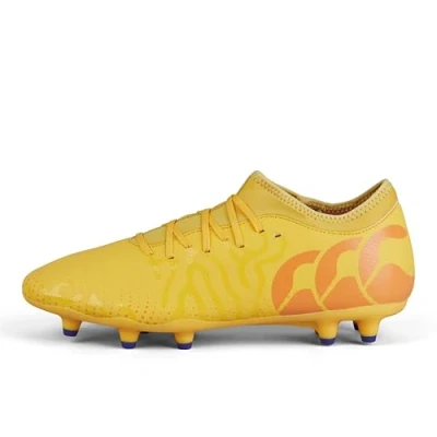 Image of Canterbury Unisex Speed Infinite Team Boots, Amber Yellow/Orange Crush/Mars Dust, 9 UK