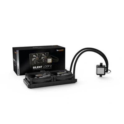 Image of be quiet! Silent Loop 2 280mm, All in One water cooling, 2x Wings 3 140mm PWM high speed fans, ARGB LEDs, included controller, BW011
