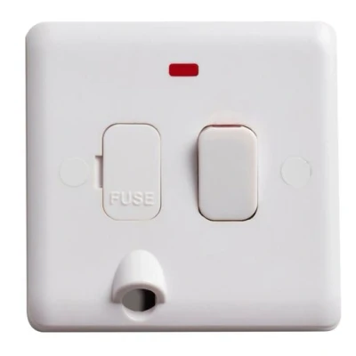 Image of Deta Vimark Curve 13 A Switched Spur with Neon and Bottom Flex Outlet White VC1375