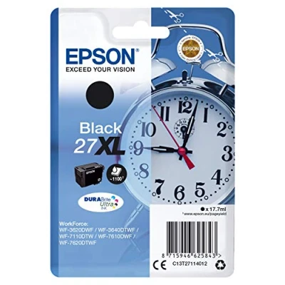 Image of Epson Alarm Clocks Ink Cartridge for WorkForce WF 7620DTWF Series Black, XL