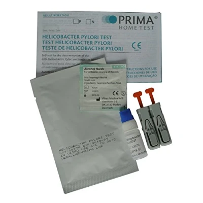 Image of 2 x Prima Home Stomach Ulcer/Helicobacter H Pylori Test Kit