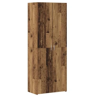Image of vidaXL Highboard Old Wood 70x42.5x185 cm Engineered