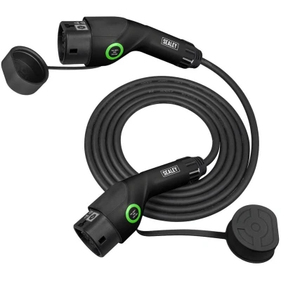 Image of Sealey 5m Type 2 to EV Charging Cable 16A(11KW) 3Ph