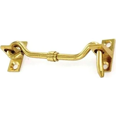 Image of Securit Brass Cabin Hook 75mm
