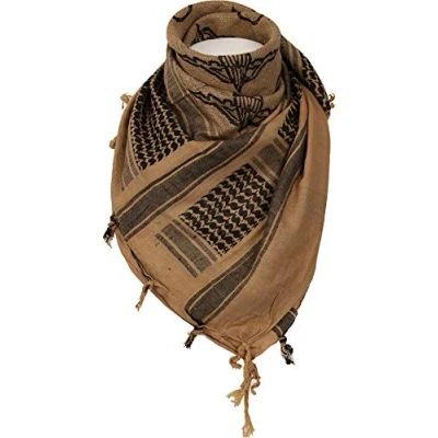 Image of Mil Tec Men&#039;s Fashion Scarf 12609305, Coyote/Black, Standard Size