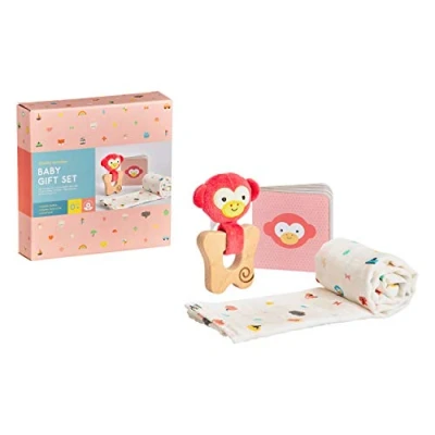 Image of Petit Collage Cheeky Monkey Baby Gift Set