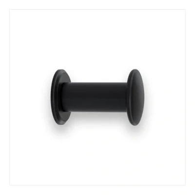 Image of EVI Herrajes Bathroom Hanger Stainless Steel Wall Black Lacquered for Hanging Clothes, Coats or Towels Towel Rack with Invisible Screw 188CBNG