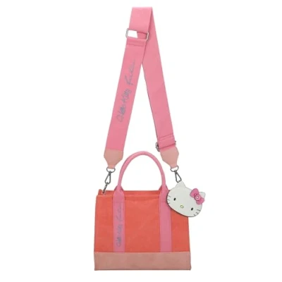 Image of Fritzi aus Preussen Women Hello Kitty Izzy09 Canvas Stripe Ice Blue Cross, One Size