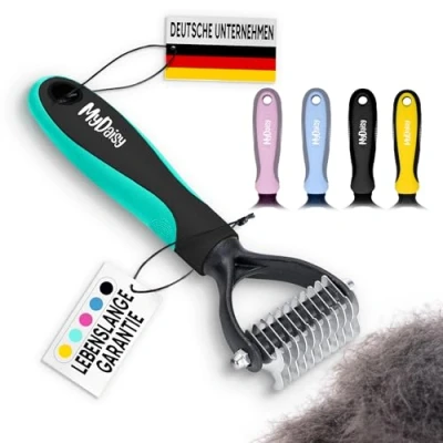 Image of MYDAISY Dog Brush &amp; Cat for Medium Long Hair, Undercoat, It Can Be Used As Comb Comb, Pet Hair Brush, Undercoat Dogs,