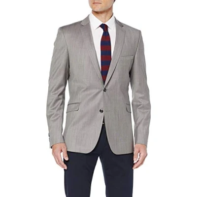 Image of Strellson Premium Men&#039;s Allen Suit Jacket, Grey (Grey 045), 22 (Size: 48)