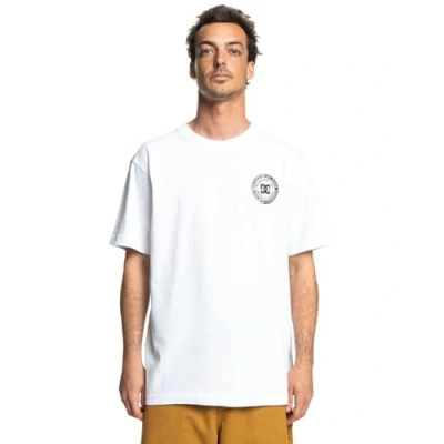 Image of DC Shoes Corpo Print Tshirt, Men&#039;s, Size: XS, Wbb white