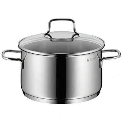 Image of WMF Astoria Cromargan High Casserole, Silver, 20 cm, 3.3 Litre