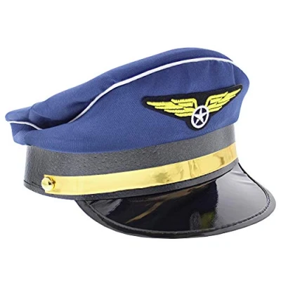 Image of Zac&#039;s Alter Ego Adjustable Pilot Hat Fancy Dress Stag Do Accessory