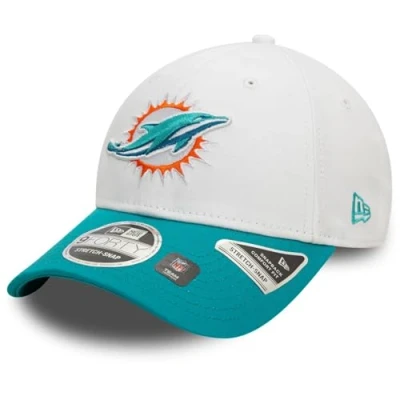 Image of New Era 9FORTY Unisex Cap, Size: One Size, White/turquoise