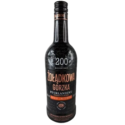 Image of Zoladkowa Gorzka Irish Whisky &amp; Coffee Liqueur A Rich Fusion of and Flavors 28% ABV, 50cl Bottle