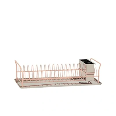 Image of Plint Dish Rack, Powder coated stainless steel, Rose, L