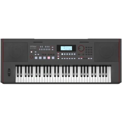 Image of Roland E X50 Electronic Arranger Keyboard Easy to use Stereo Speakers Bluetooth Professional Sounds Mic Input Auto accompaniment Function, Black