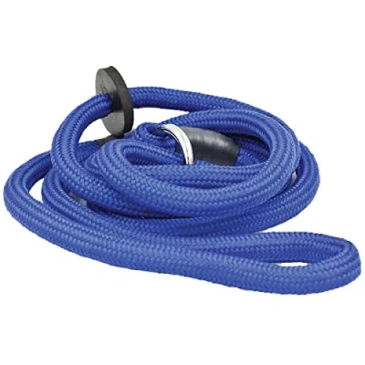 Image of Bisley Dog Lead Super Six 6mm Braid Slip (Blue)