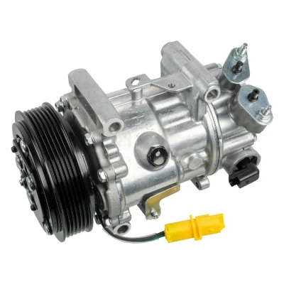 Image of 9819711680 AC Compressor FEBI BILSTEIN 175060 12V R134a PEUGEOT: 5008 I, 308 I Hatchback, 2008 Estate, CITROËN: DS3 C3 Picasso, Berlingo II