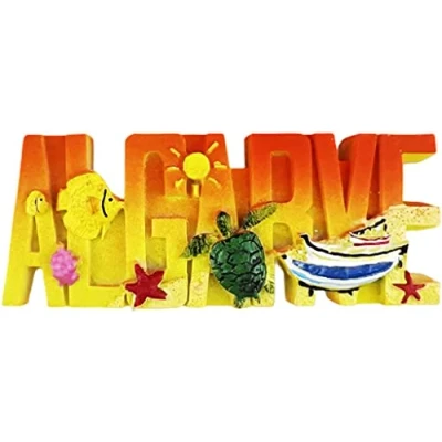 Image of Algarve Portugal Letters Fridge Magnet Refrigerator Decoration Sticker Souvenir Resin Crafts