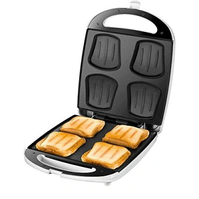 Image of Unold Toasted Sandwich Maker Quadro 48480 Makes Up to 4 Toasties 1100W Electric