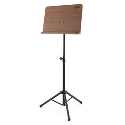 Image of Theodore Sheet Music Stand Orchestral Wooden Stand, Desk Holder with Tripod Base