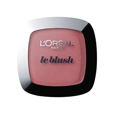 Image of L&#039;Oreal Paris True Match Blusher, Compact Buildable Powder, Powder Brush and Mirror Included, 120 Sandalwood Pink, 5 g (Pack of 1)