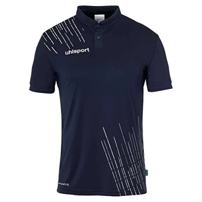 Image of uhlsport Men&#039;s Sports Polo, Marine/White, XXL