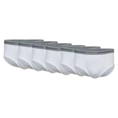 Image of Gildan Men&#039;s Brief Underwear Multipack, White (6 Pack), S (Pack of 6)