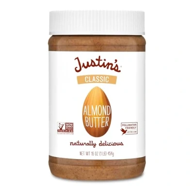 Image of Justin&#039;s Nut Butter, Classic Almond 16 oz (454 g)