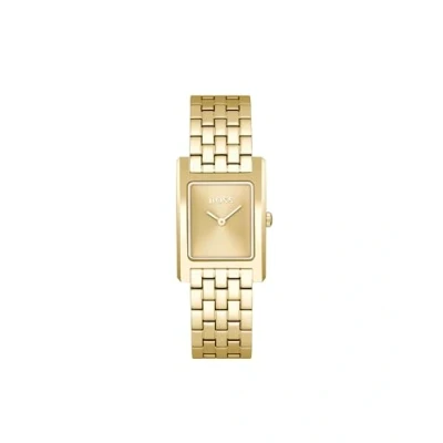 Image of BOSS Analogue Quartz Watch for Women Lucy Collection with Gold Colored Stainless Steel Bracelet 1502744