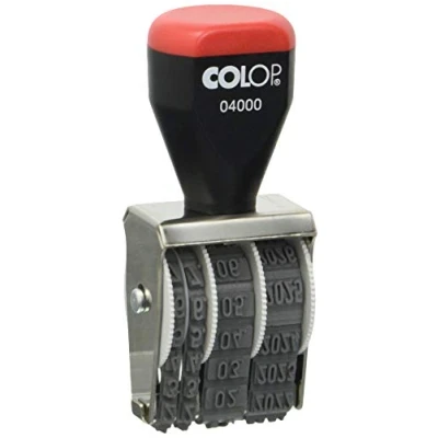 Image of COLOP Date Stamp 04000 Months in Numbers Imprint Height 4 mm, 108646