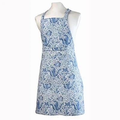 Image of William Morris Blue Compton Fabric Apron