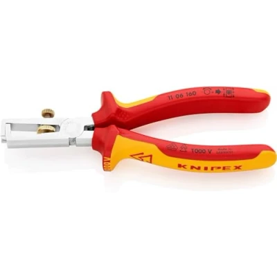 Image of Knipex strippingplier + spring comfort 160 mm VDE
