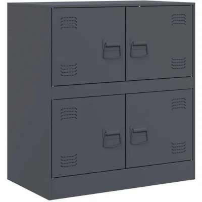 Image of vidaXL Sideboard Anthracite 67x39x73 cm Steel