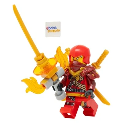 Image of LEGO Ninjago Dragons Rising Season 2: Kai Climber Minifigure with Swords