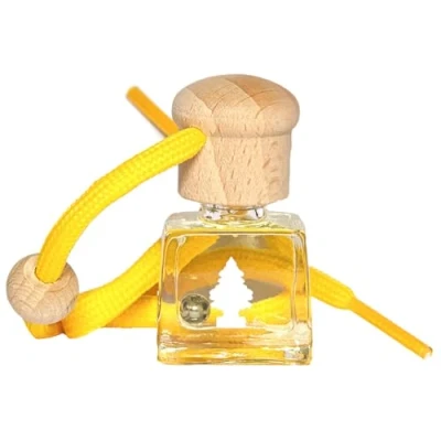 Image of Little Trees Air Freshener Bottle LTB004 Lemon Fragrance For Car Home Boat Caravan Single Pack