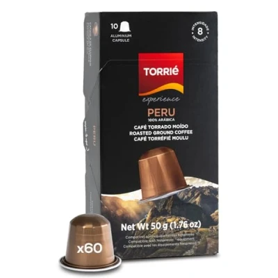 Image of Torrié Coffee Pods Compatible with Nespresso® Aluminium Capsules Peru (60 pods)