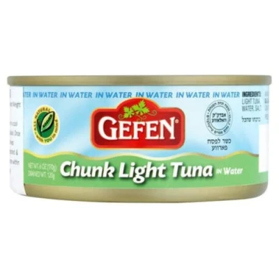 Image of Gefen Chunk Light Tuna in Water 170gr x 10 Pack