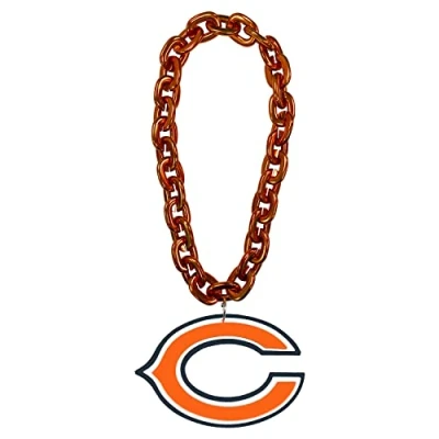 Image of Aminco NFL Chicago Bears Team Fan Chain, Orange
