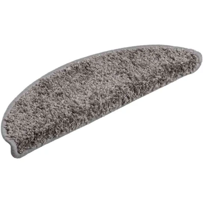 Image of vidaXL Stair Mats 30 pcs Grey 56x17x3 cm