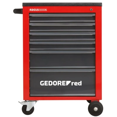Image of GEDORE red MECHANIC workshop trolley, Tool Trolley with 6 drawers, of sheet steel, Empty, Lockable R20150006
