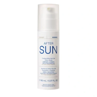 Image of KORRES Yoghurt Cooling After Sun Gel 150ml, Aftersun Cream, Calming And Soothing Cream