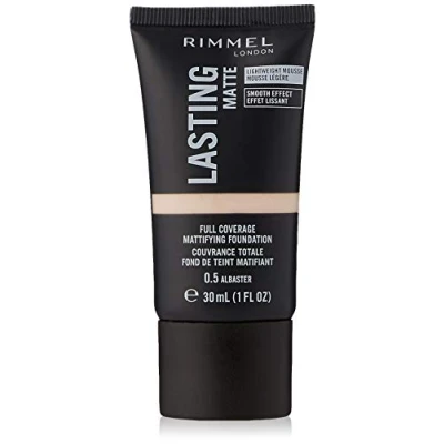 Image of Rimmel Lasting Matte Foundation, Alabaster, 30 ml