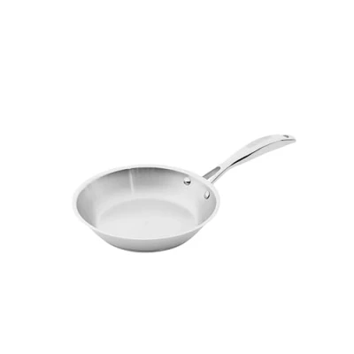 Image of Scanpan STS Stainless Steel Frying Pan 20 cm Multifunctional Induction with Aluminium Core, Slanted Sides for All Hob Types Oven Safe