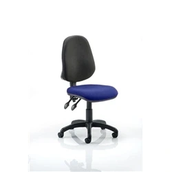Image of Eclipse Plus II Lever Task Operator Chair Bespoke Colour Seat Stevia Blue