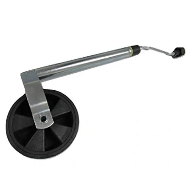 Image of Trailer Jockey Wheel with Nose Weight Gauge 48MM (Indicator Caravan Handle Accessory)